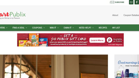 Kellogg Publix Display Ad